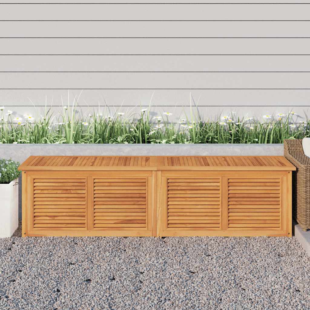 foto del prodotto contenitore giardino con borsa 200x50x53cm legno massello teakcod mxl 105846