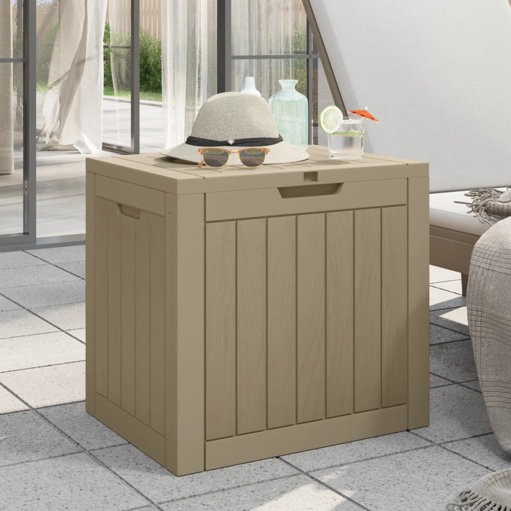 foto del prodotto contenitore giardino grigio 55,5x43x53 cm polipropilene vidaxl