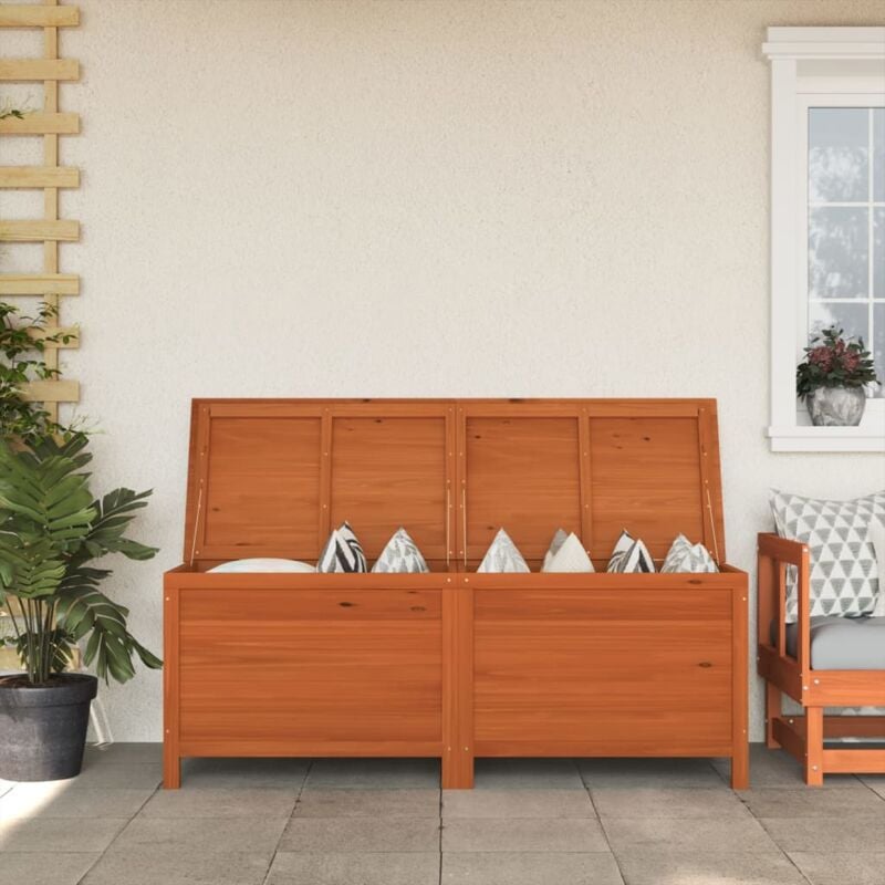 foto del prodotto contenitore giardino marrone 150x50x56,5cm legno massello abete vidaxl