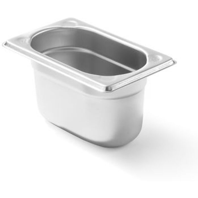 foto del prodotto contenitore in acciaio gn 1 9 kitchen line altezza 100 mm hendi 806739