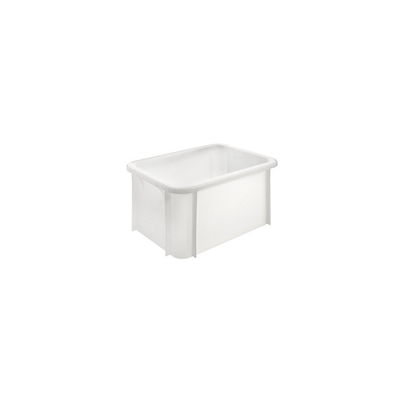 foto del prodotto contenitore in plastica color naturale impilabile kaiserkraft