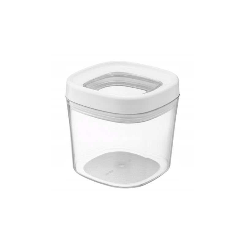 immagine 0 del prodotto contenitore in plastica trasparente con coperchio per farina, cereali, zucchero e pasta 600 ml, bianco kadax