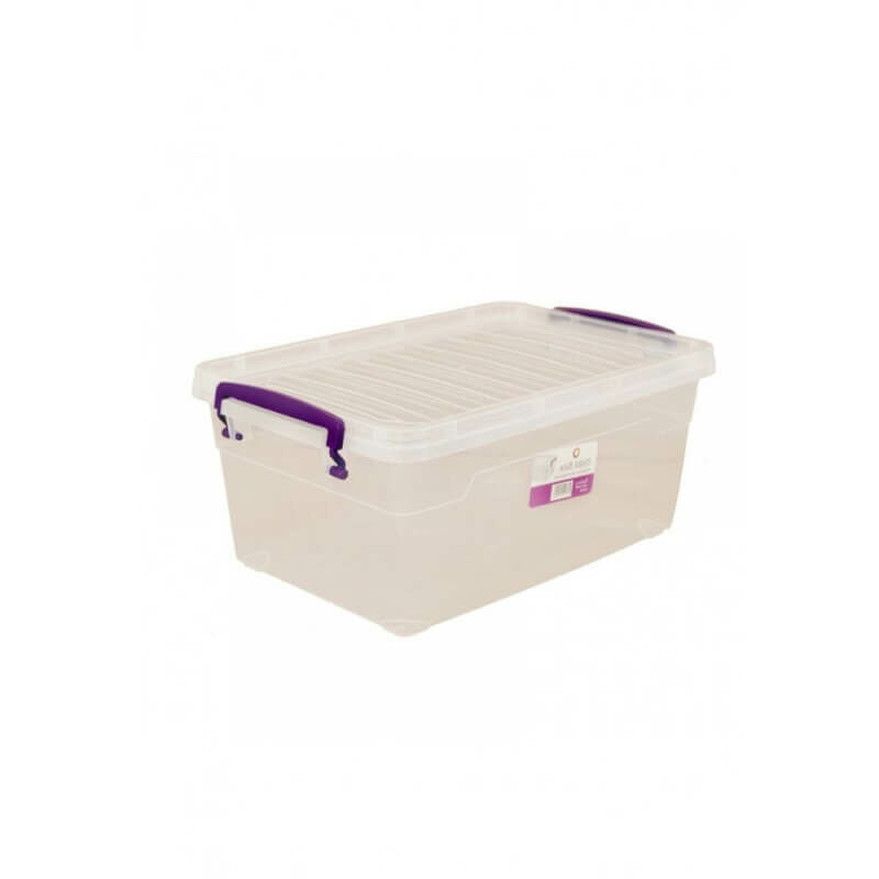 foto del prodotto contenitore in plastica trasparente multiuso 30 litri