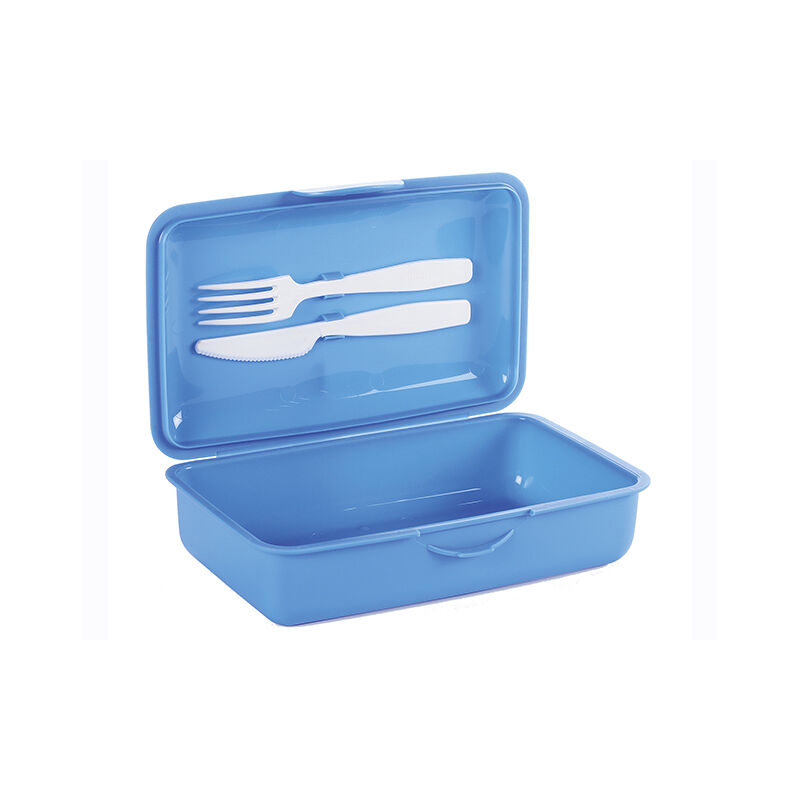 foto del prodotto contenitore merenda con posate l 1,0 cosmoplast
