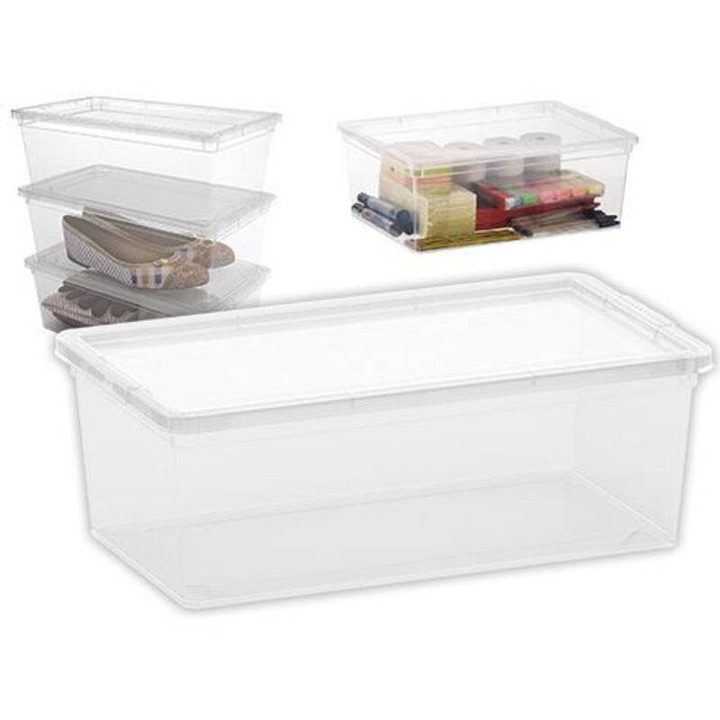 foto del prodotto contenitore multiuso - trasparente - 40x34x18 cm - keter