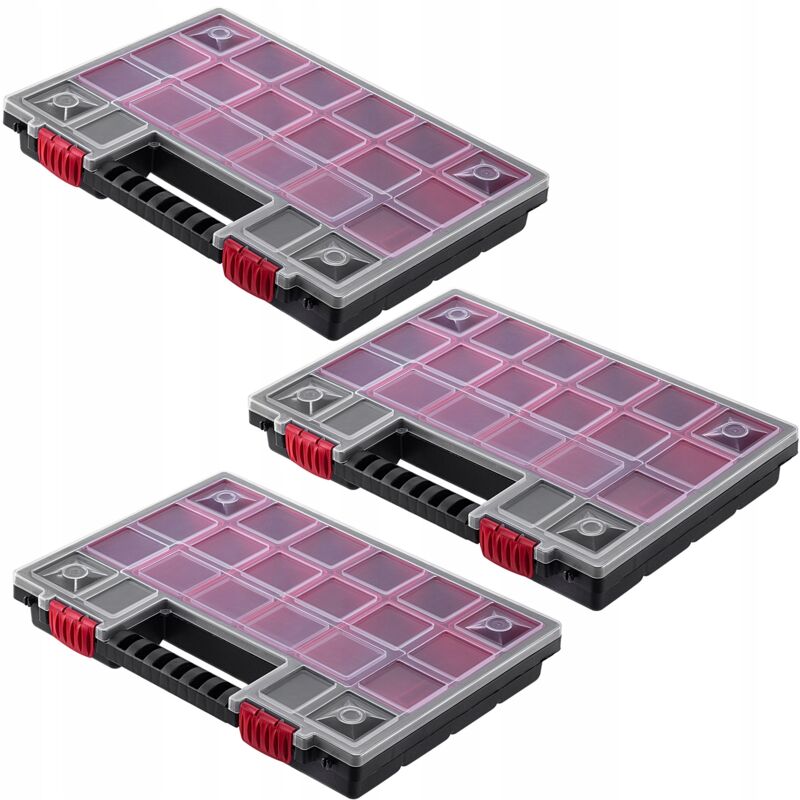foto del prodotto contenitore organizzatore per officina 18 cassetti 3 pz kadax