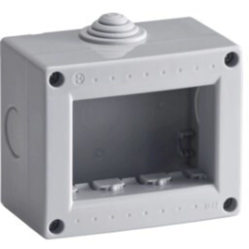 foto del prodotto contenitore orizzontale ip40 03 grigioi 3 mod bocchiotti cod. b02753 