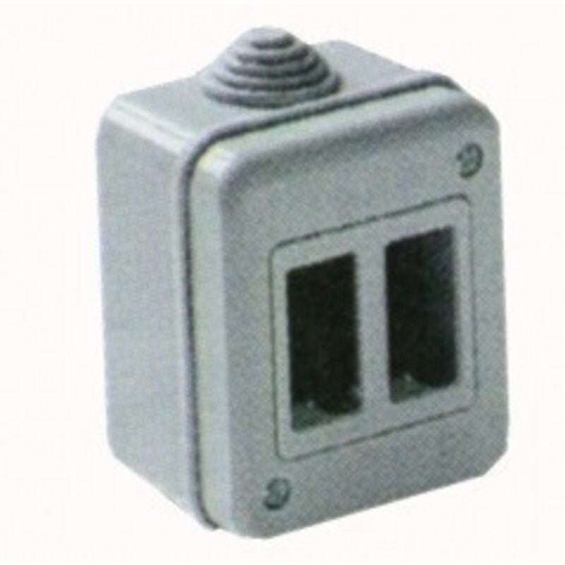 foto del prodotto contenitore parete ip40 2 posti gws magic elettrocanali cod. ec300a2 