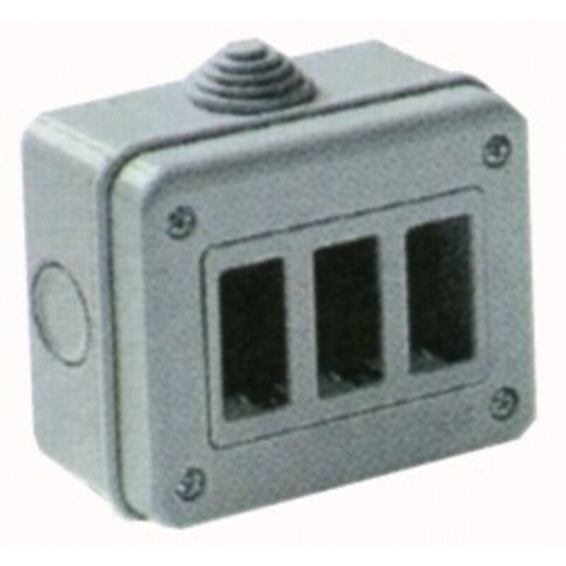 foto del prodotto contenitore parete ip55 3 posti gws magic elettrocanali cod. ec310a3 