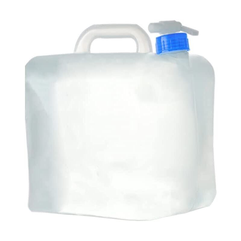foto del prodotto contenitore per acqua pieghevole 20l con rubinetto per campeggio per uso alimentare contenitore pieghevole contenitore per acqua potabile