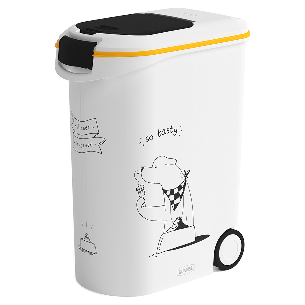 foto del prodotto contenitore per alimenti secchi curver silhouette per cani - fino a 20 kg di crocchette
