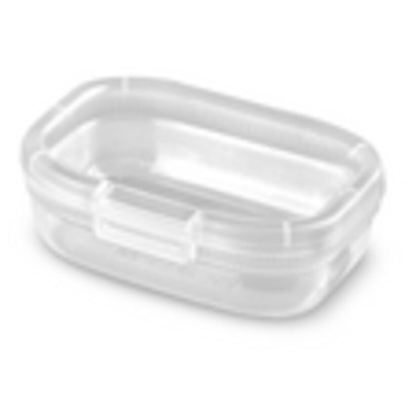 foto del prodotto contenitore per alimenti trasparente rettangolare snap box 0,25l curver