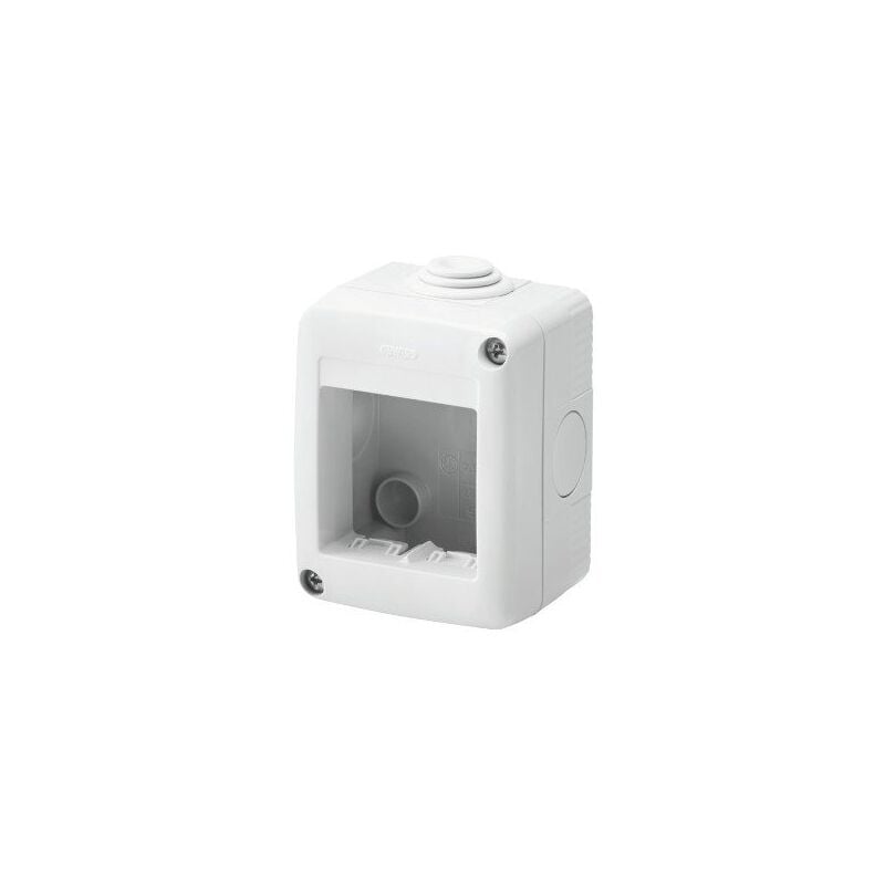 foto del prodotto contenitore per apparecchi system protetto 2 posti grigio ral 7035 ip40 gw27002 gewiss