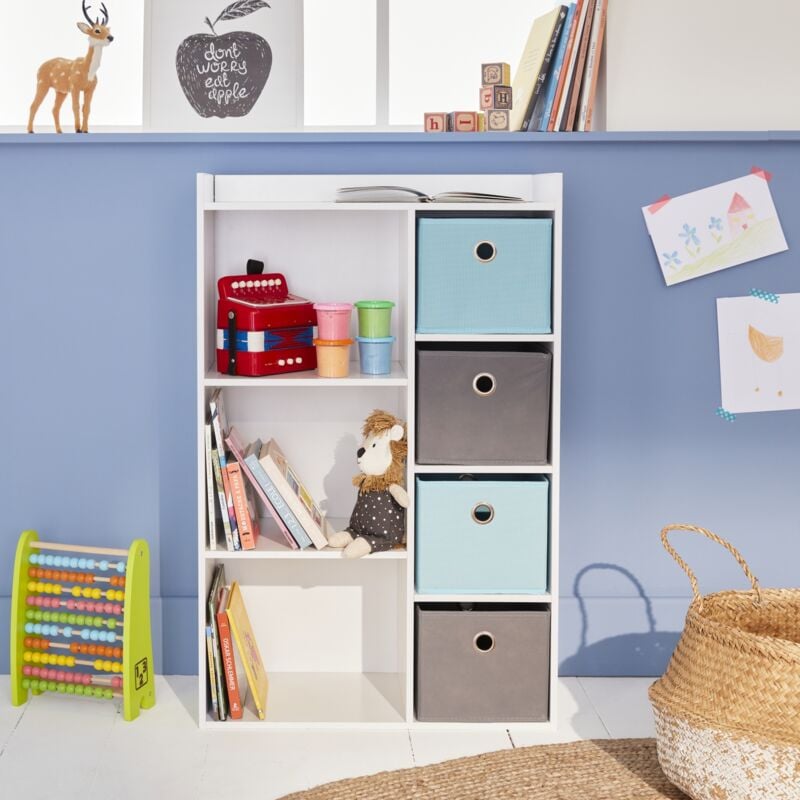 foto del prodotto contenitore per bambini con 4 cestini