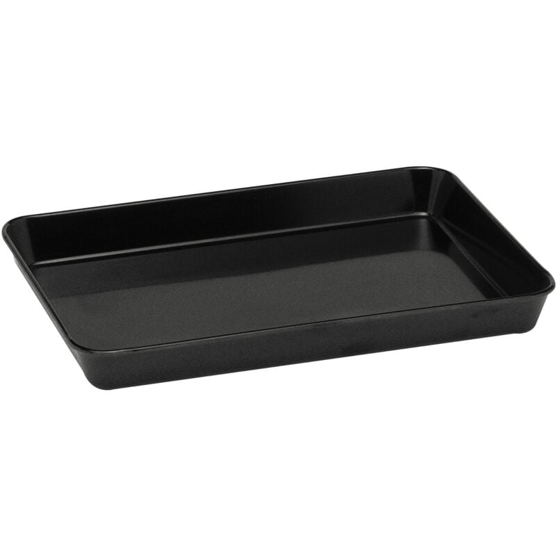 foto del prodotto contenitore per carne e alimenti in melamina 350x250x40mm nero hendi 568200