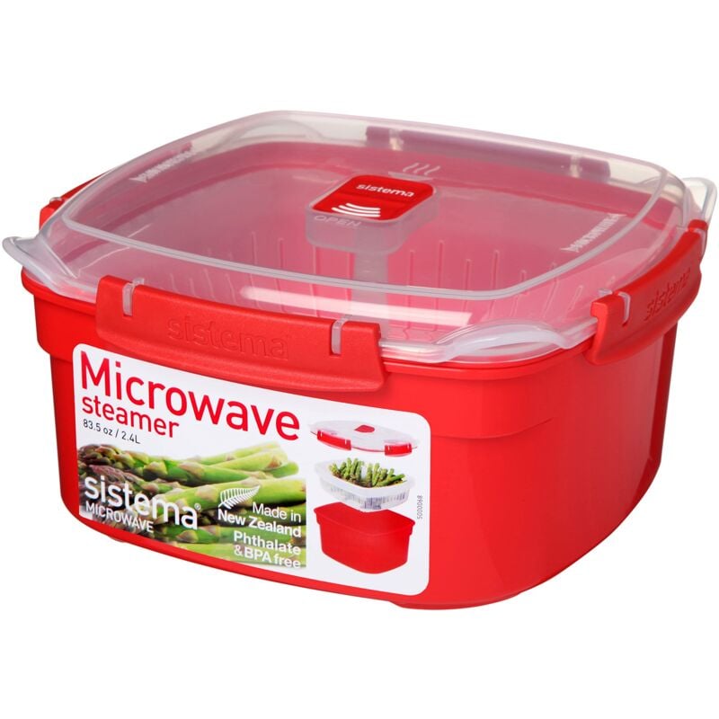 foto del prodotto contenitore per cottura a vapore in microonde, medio, 2.4 l sistema