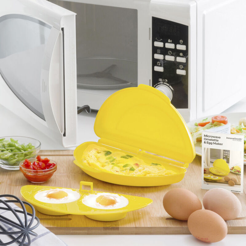 foto del prodotto contenitore per frittata da microonde innovagoods