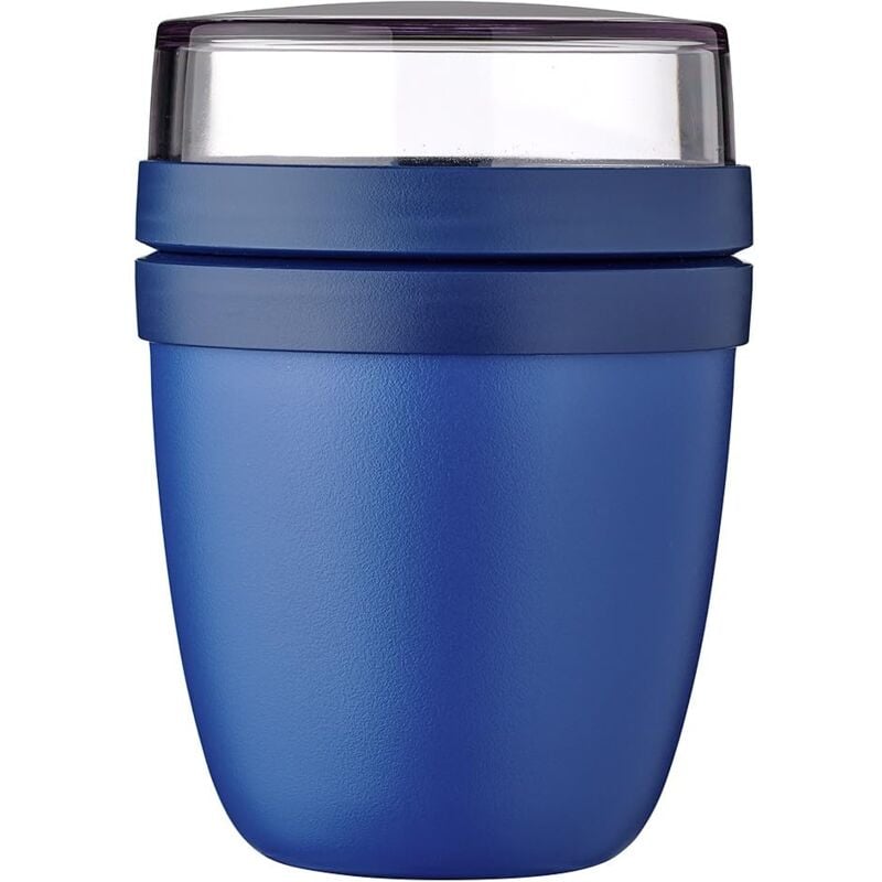 foto del prodotto contenitore per il pranzo ellipse mini scoparti separati per yogurt e muesli adatto per il freezer, il microonde e la lavastoviglie 300 ml 