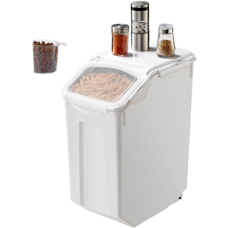 foto del prodotto contenitore per la conservazione del riso, 20l 4,5gal, ermetico, con ruote, 1 confezione mophorn