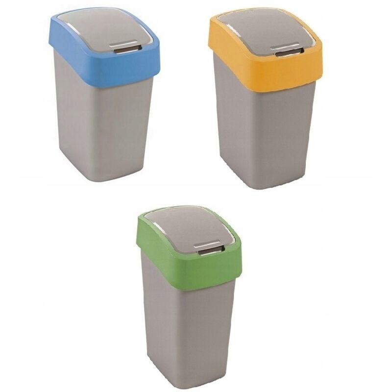 foto del prodotto contenitore per rifiuti curver 3x25l per raccolta differenziata
