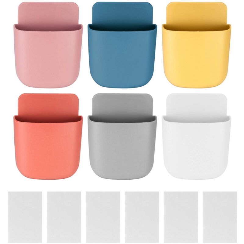 foto del prodotto contenitore per telecomando tv, porta telecomando a parete, organizer, contenitore per telecomando, per casa, ufficio, telefono cellulare