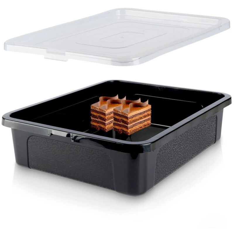 foto del prodotto contenitore per torte rettangolare 40x33cm con coperchio 259248