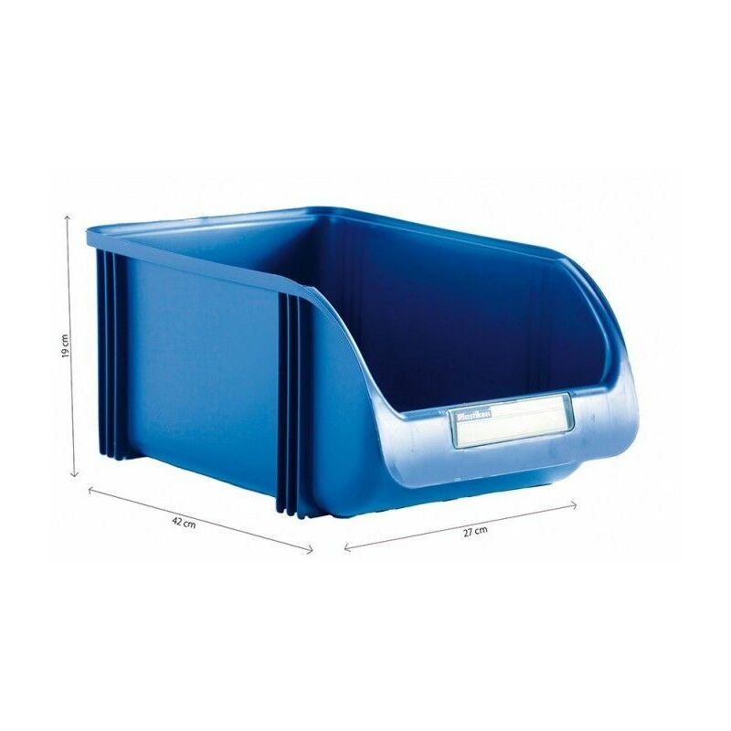 foto del prodotto contenitore plastiken titanium azzurro 20 l polipropilene 27 x 42 x 19 cm 