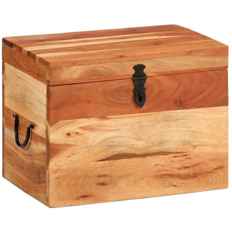 foto del prodotto contenitore portaoggetti 39x28x31cm in legno massello di acacia vidaxl