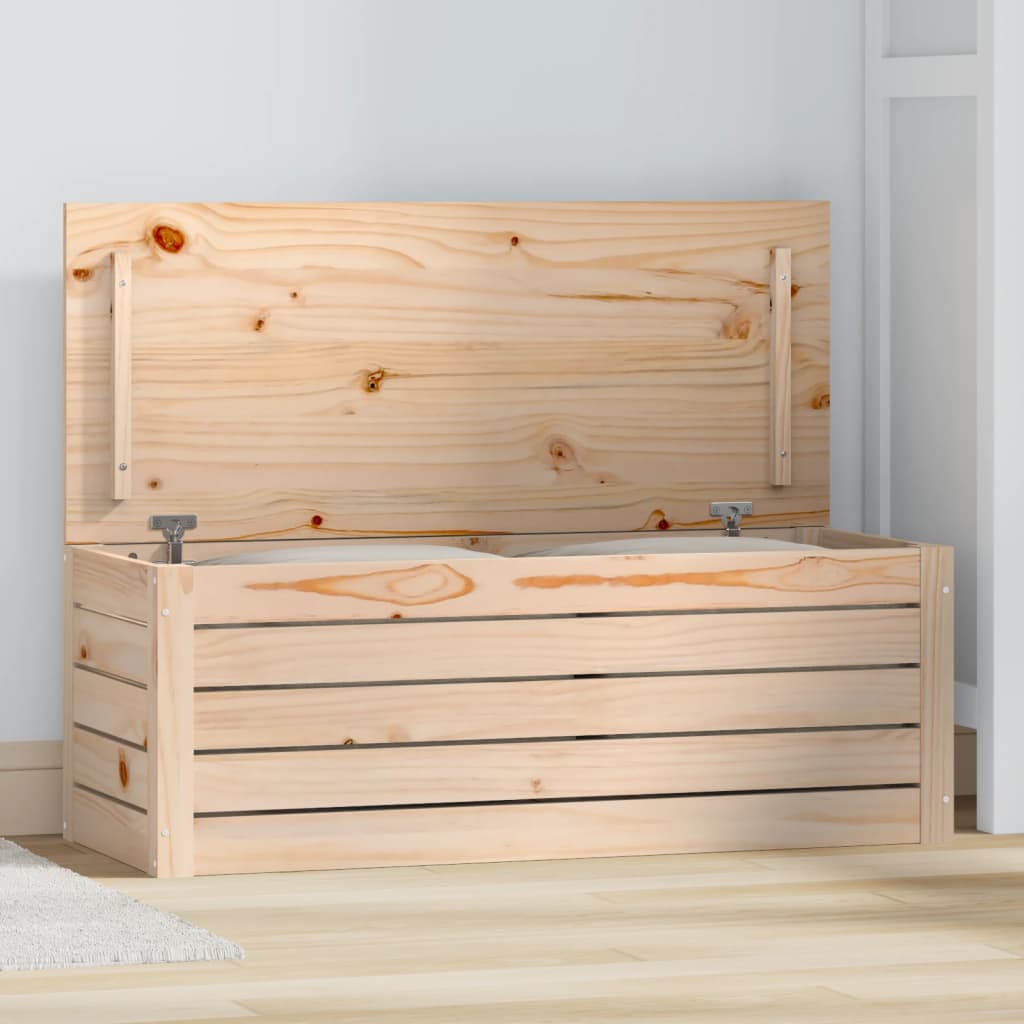 foto del prodotto contenitore portaoggetti 89x36,5x33 cm legno massello pinocod mxl 94780