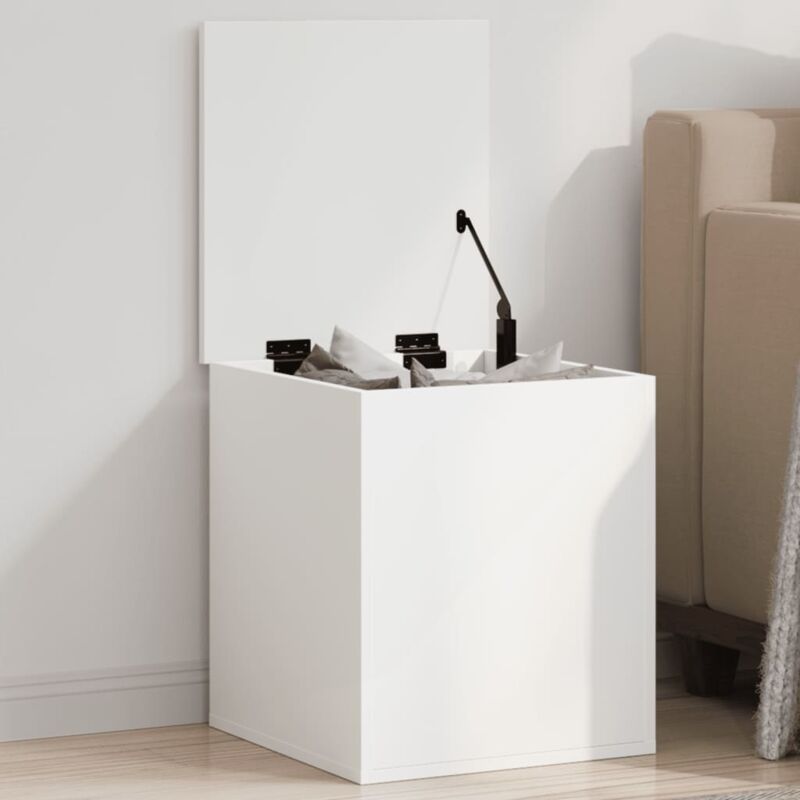 foto del prodotto contenitore portaoggetti bianco 40x42x46 cm legno multistrato vidaxl