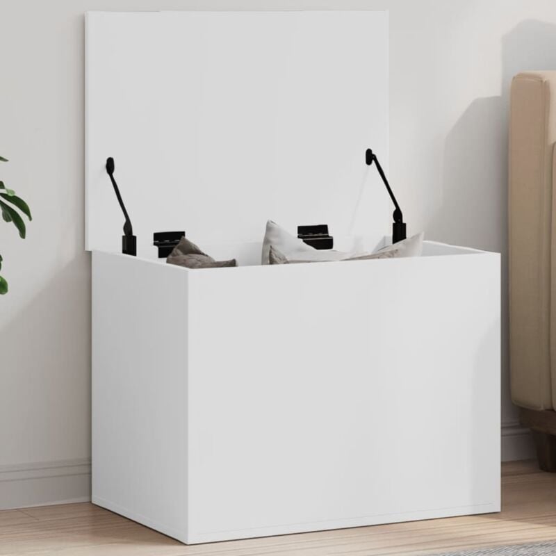 foto del prodotto contenitore portaoggetti bianco 60x42x46 cm legno multistrato vidaxl
