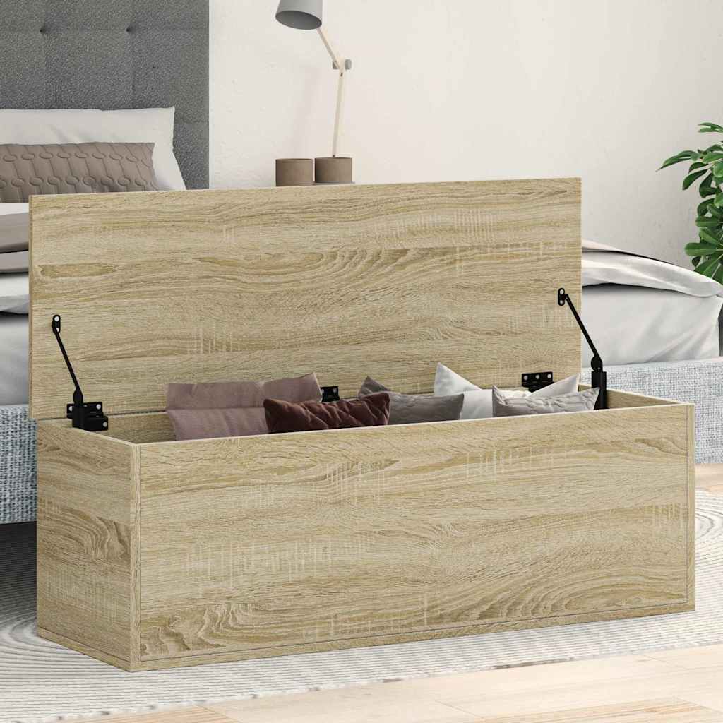 foto del prodotto contenitore portaoggetti rovere sonoma 102x35x35cm truciolato