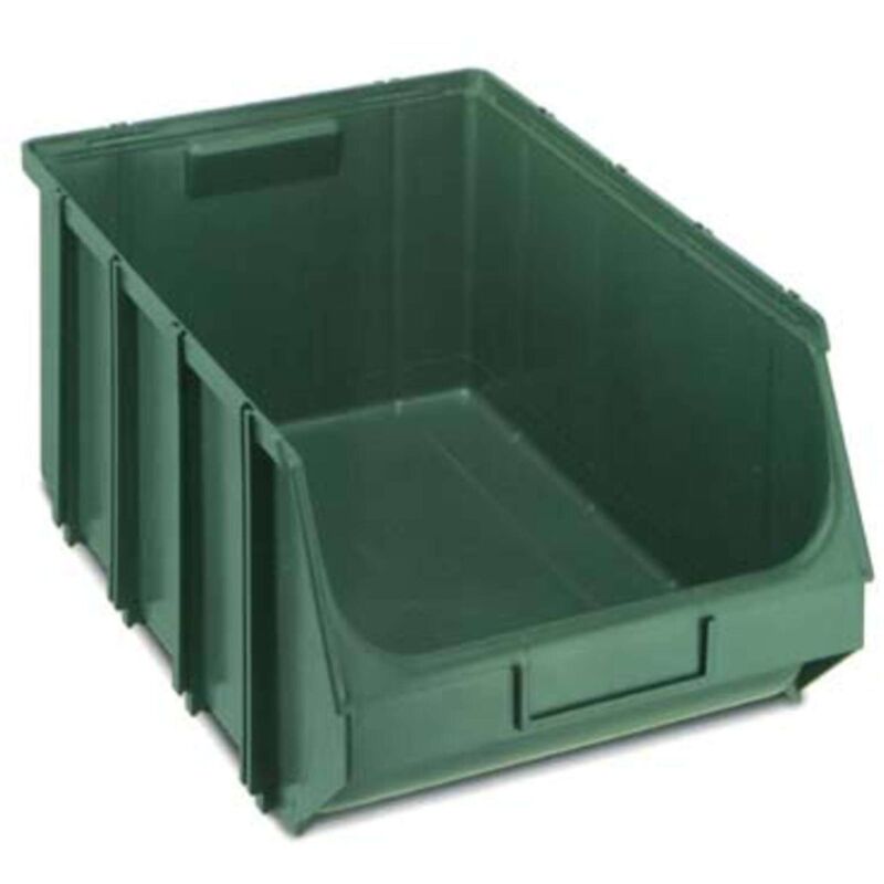 foto del prodotto contenitore sovrapponibile union box terry - plastica + portaetichetta c mm 218x234 h.mm 129 - 16 pezzi