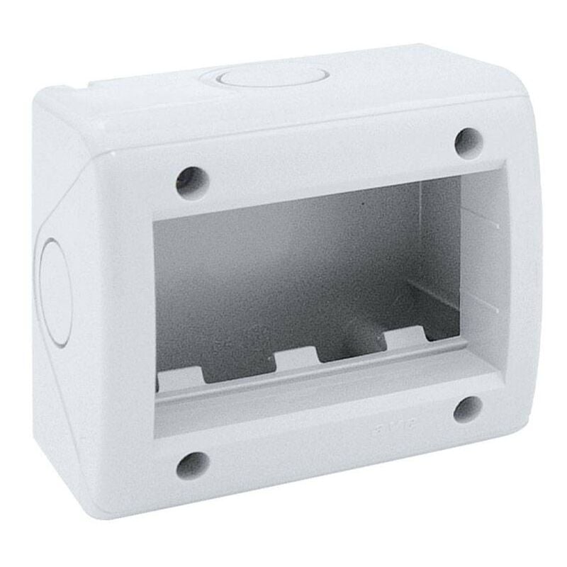 foto del prodotto contenitore stagno per serie ave sistema 45 ip40 3 moduli 45q43