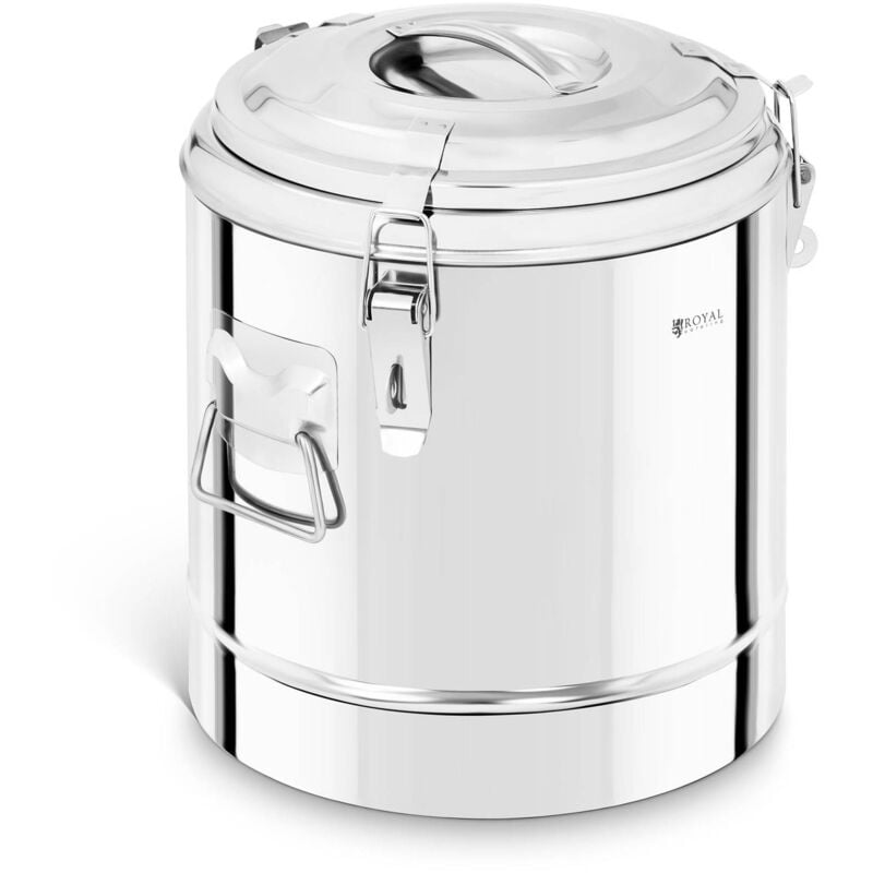 foto del prodotto contenitore termico acciaio inox thermos isolante trasporto alimenti bevande