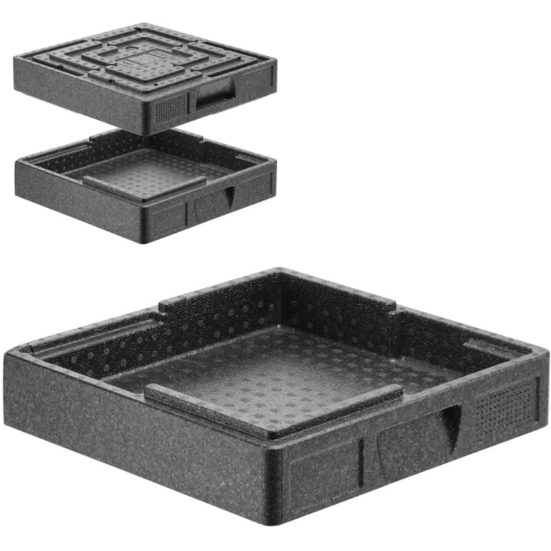 foto del prodotto contenitore termico salto per il trasporto di alimenti, dimensioni interne 35x35x4,5cm 5l