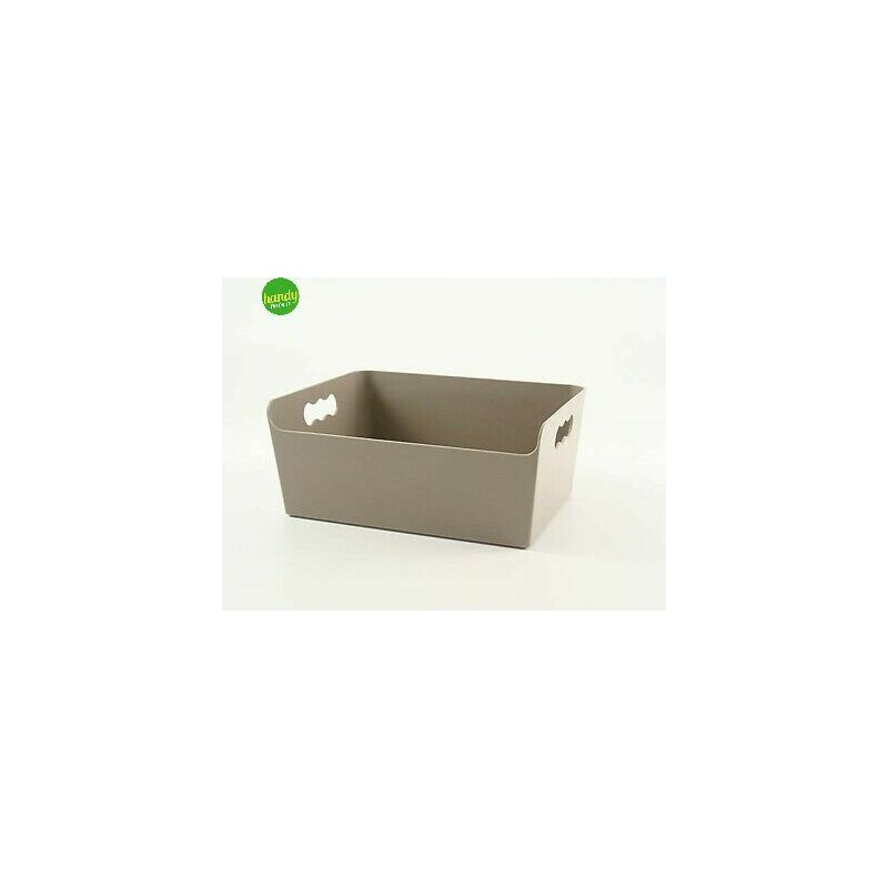 foto del prodotto contenitore tibox veca in plastica 24 cm colore tortora