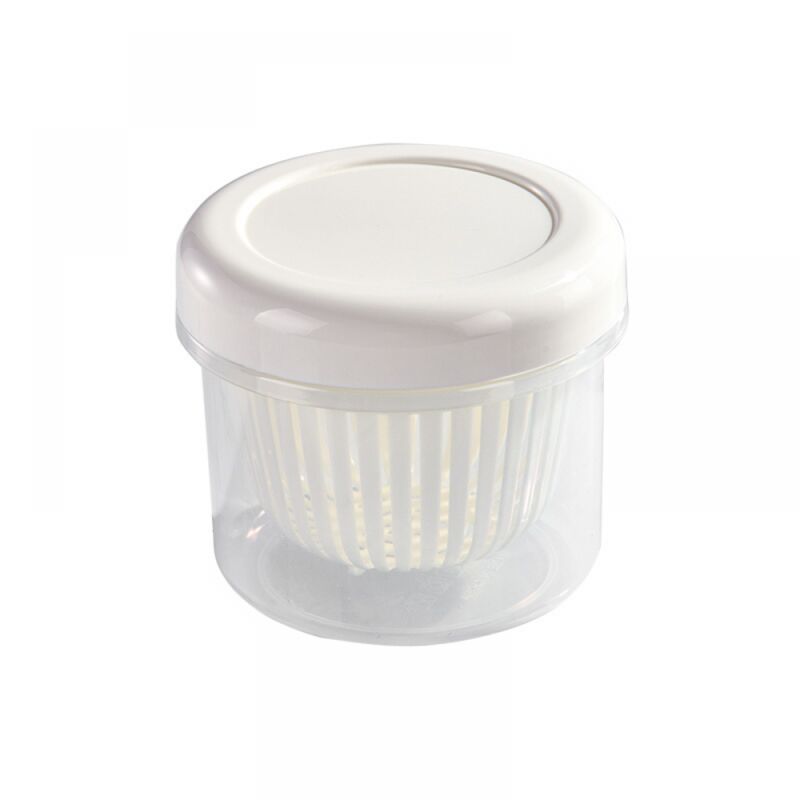 foto del prodotto contenitori per alimenti all aglio con cestello di drenaggio per lattine sigillate per cipolla, zenzero e aglio bebusingoto