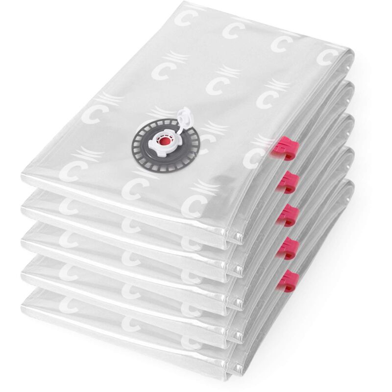 foto del prodotto contenitori per lo stoccaggio - set di sacchetti per il sottovuoto, 70 l, trasparenti ran7368 - compactor