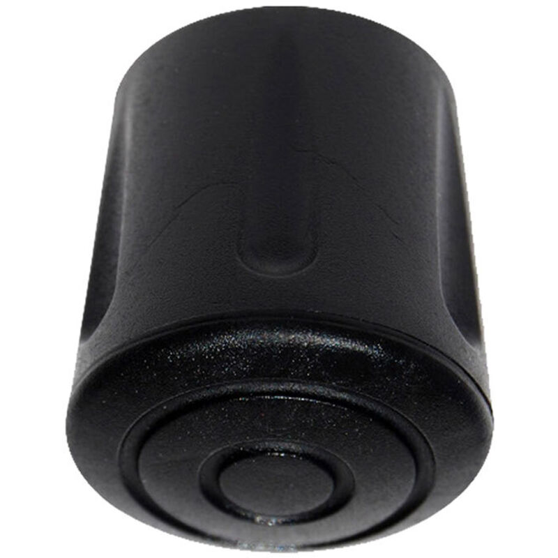 foto del prodotto contera tap terminal cnt08 camminatore nero con ruote bastone da passeggio 17 x 29,8 mm 25 pz. - micel
