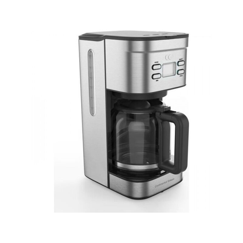 foto del prodotto continental edison caffettiera con filtro programmabile cecf12tix 1,25 l acciaio inossidabile