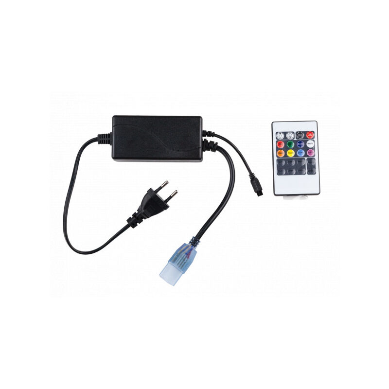 foto del prodotto control telecomando rgb 220v 700w nastro led freya 40 50m