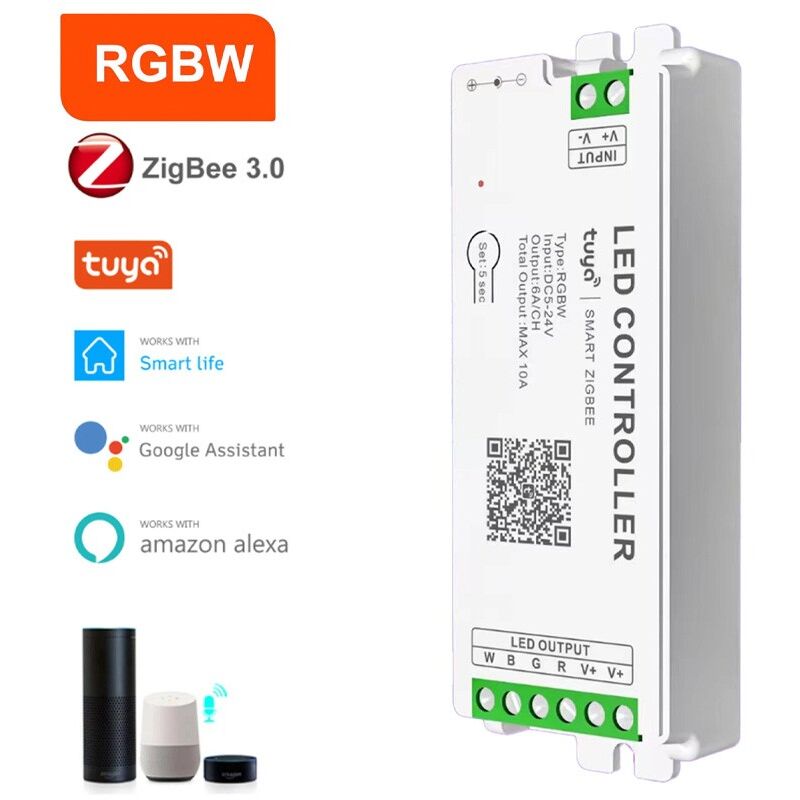 foto del prodotto controller 4 zone per strip led smart zigbee rgbw tuya