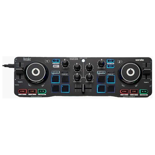 foto del prodotto controller disc jockey hercules 4780884 djcontrol starlight black