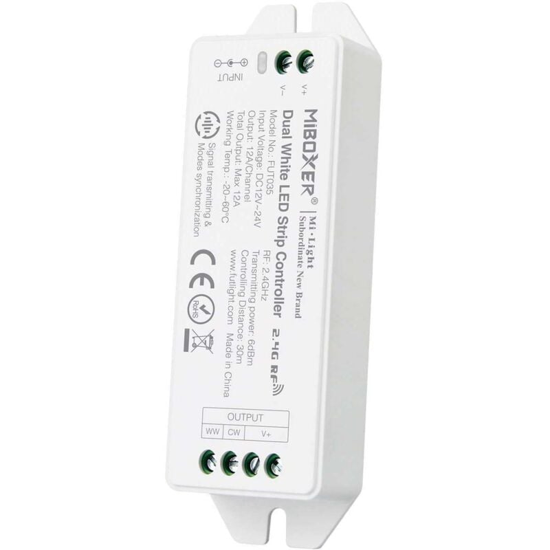 foto del prodotto controller led dc12 36v 6a ch radiofrequenza alexa google assistant cct 2700k 6500k 035