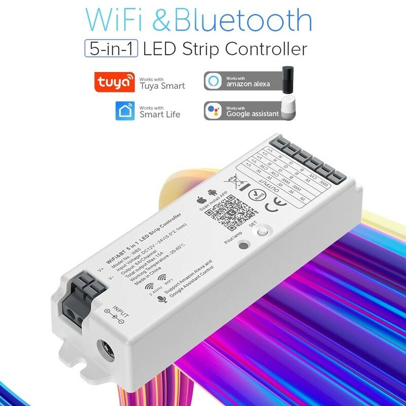foto del prodotto controller led universale 5in1 smart wifi e bluetooth tuya