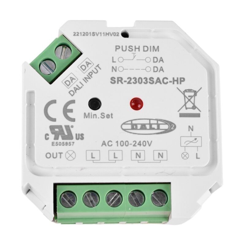 foto del prodotto controller moncolore dali e push dimmer 400w 1 canale 