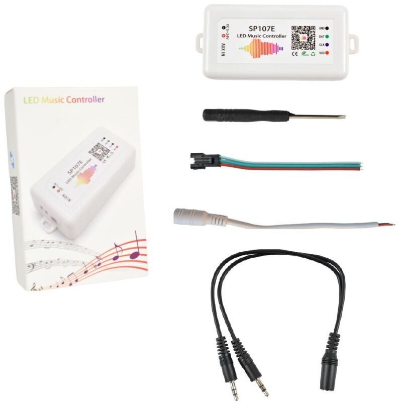 foto del prodotto controller musicale led ic pixel rgb rgbw bluetooth 5 24v dc 