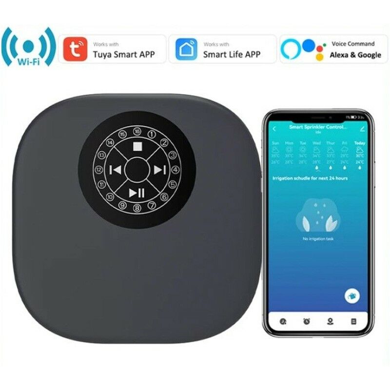 foto del prodotto controller per irrigazione a 16 zone smart wifi tuya