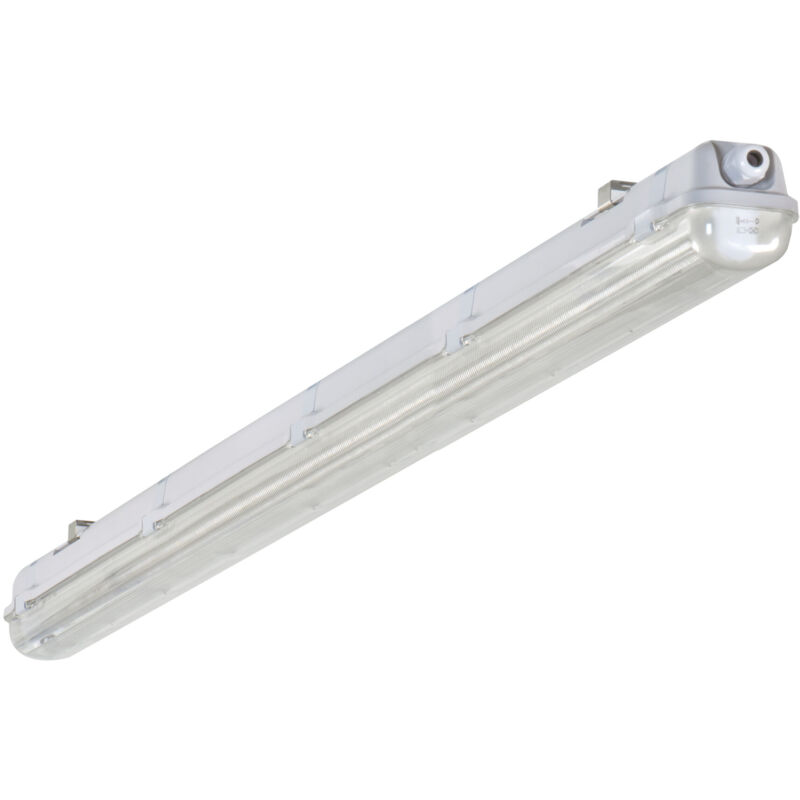 foto del prodotto controllo a led impermeabile ip65 1570mm t8 grigio industriale